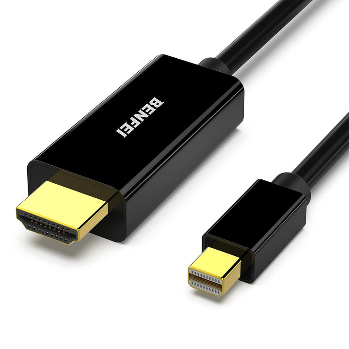 4K Mini DisplayPort to HDMI 6 Feet Cable, Mini DP to HDMI Cable (Thunderbolt Compatible) with MacBook Air/Pro, Surface Pro/Dock, Monitor, Projector
