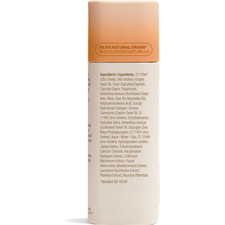 ATTITUDE Oceanly Light Coverage Face Tinted Oil Stick, EWG Verified, Titanium Dioxide-Free, Vegan Tinted Moisturizer, Plastic-Free, Dune, 12g
