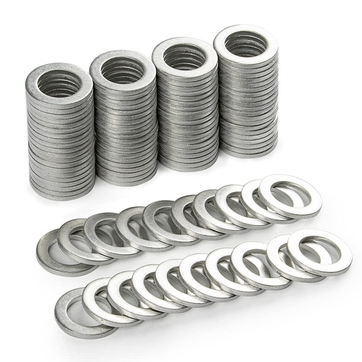 100 PCS Oil Drain Plug Gasket Washers Seals Rings 94109-14000 for Honda Civic Ridgeline Odyssey CRV CR-V Oil Crush Washers