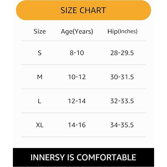 Girls' Soft Cute Underwear Cotton Panties for 8-16 Years Old Teens 6-Pack XL 14-16
