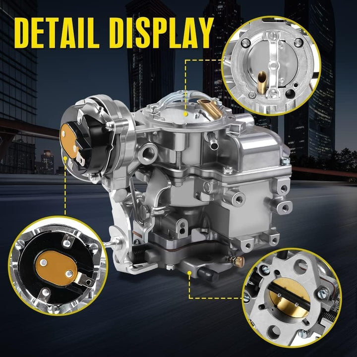 Carter1 Barrel Carburetor Fits For 1965-1985 Ford Engines: 4.9L(300Cu),4.1L (200Cu),3.3L (200Cu).Compatible With Ford Bronco,Fairmont,And Models F100,F150,F250,F350.D5Tz9510AG#Rsc-300A 6307S