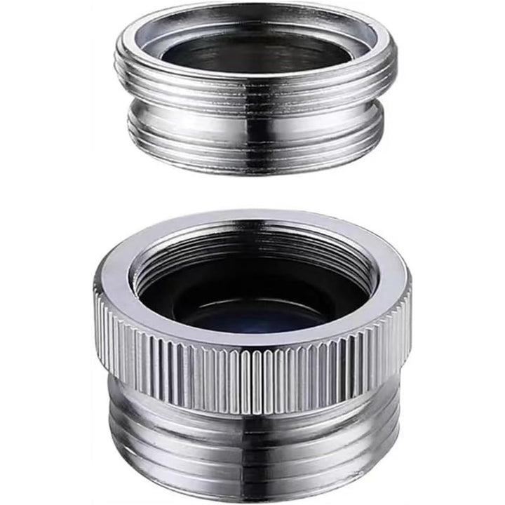 Faucet Adapter with Aerator, 3/4 Inch Garden Hose Connector, Kitchen Brass Faucet to Garden Hose Adapter