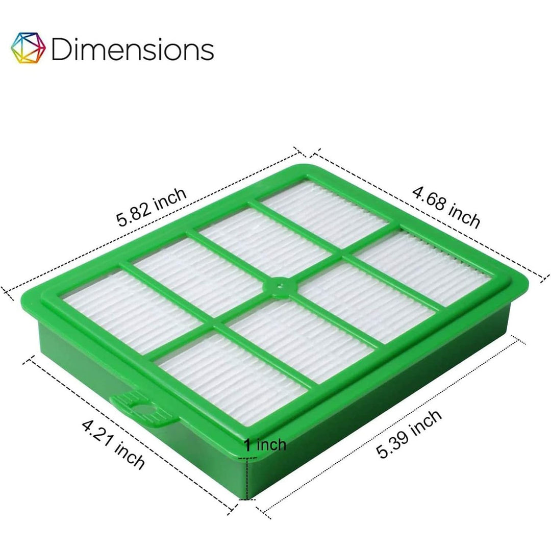 4 Pack H12 HEPA Filters Compatible with Electrolux Harmony Oxygen Ultra Oxygen 3 Ultra Canister Vacuum Cleaners EL012B EL012W EL4335 EL4335A EL4042 EL4300 EL6985 EL6988 EL6989 EL7066