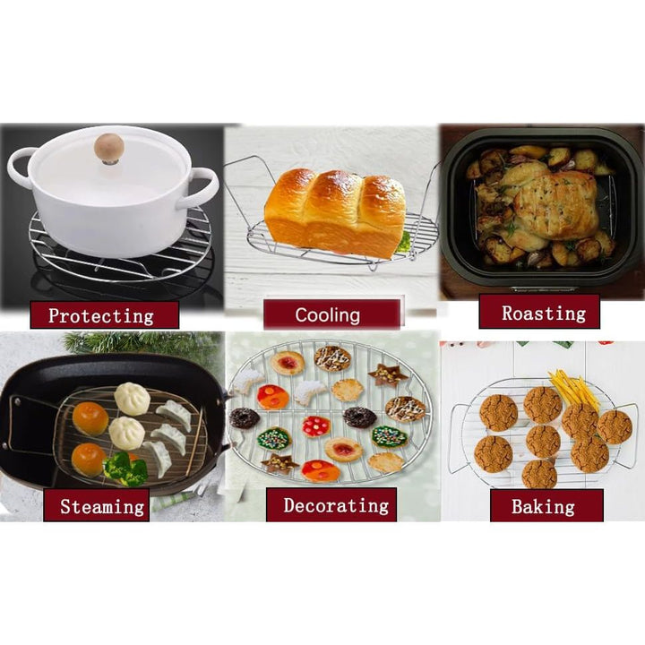 Steam and Roast Rack - Compatible with Ninja Foodi Possible Cooker Pro 8.5 Qt MC1000, MC1001, MC1010 Series Slow Cooker Crock Pot Stainless Steel