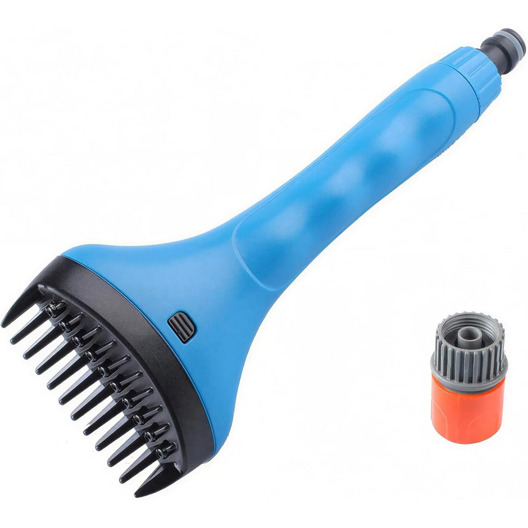Pool Spa Filter Cartridge Cleaner Tool, Handheld Pool Filter Cleaning Tool Removes Debris and Dirt from Spa and Hot Tub Filters(with Adapter)
