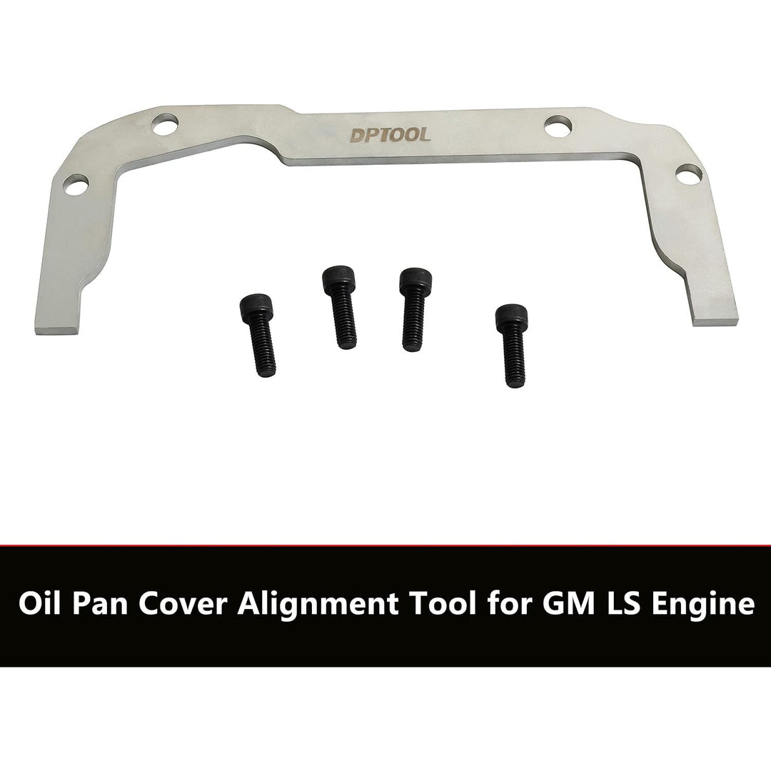 LS Front Rear Main Seal Alignment Installer Oil Pan Cover Alignment Tool Compatible with GM LS 4.8, 5.3, 5.7, 6.0 LS1, LS2, LS3, LS4, LS6, LS7, LS9, LSA, L76, L99, L92, LQ4, LQ9