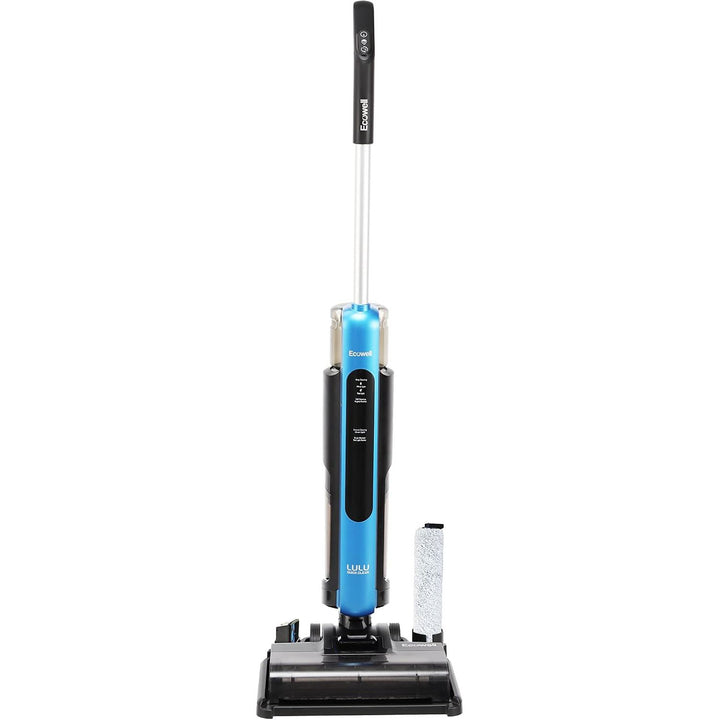 ECOWELL Wet Dry Vacuum Cordless Cleaner and Mop Multi-Surface for Hard Floors and Area Rug LULU Quick Clean P03, Blue