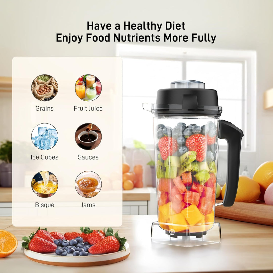 64oz Blenders Container for Vitamix replacement Pitcher Container Jar Cup Food Processor Accessories Kit, Fit to Vitamix 5300 7500, Classic C/Commercial/Explorian series - Just Closeouts Canada Inc.