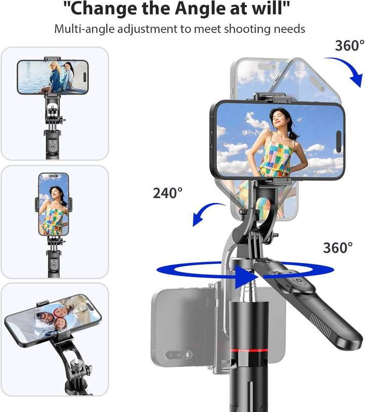 Extendable phone tripod with remote shutter, view 5