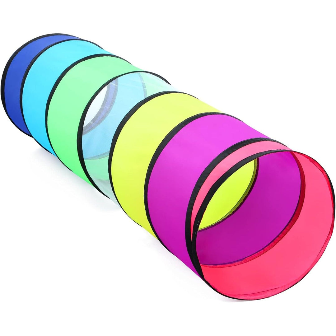 68" Play Tunnel for Kids to Crawl Through Pop Up Tunnels for Toddler Outdoor & Indoor Climbing Toys for Boys and Girls Kids Tunnel for Play Tent - Just Closeouts Canada Inc.