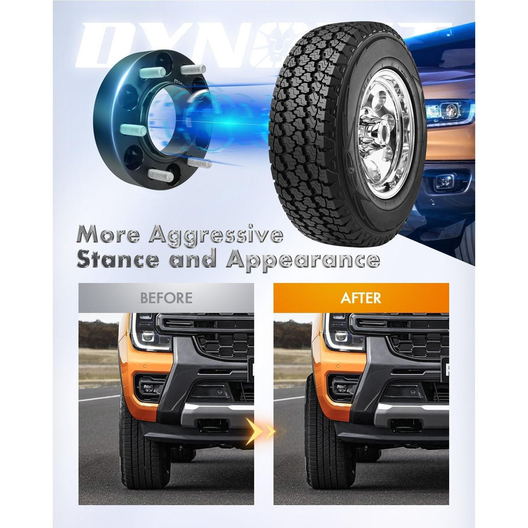 6x5.5 Hubcentric Wheel Spacer for 2019-2023 Ford Ranger xlt lariat raptor 2021-2023 Bronco(NOT Fit Bronco-Sport),4pcs 1.5 inch 6x139.7 Hub Bore 93.1mm Thread Pitch M12x1.5 6lug rim, black - Just Closeouts Canada Inc.X003CWSTZH