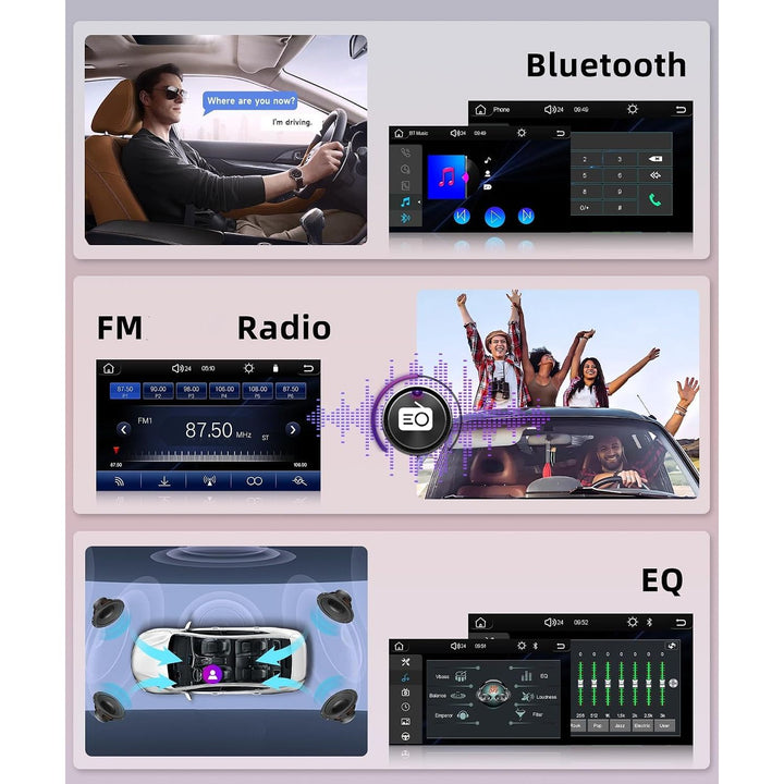 7-in Flip-Out Single-DIN Stereo with CarPlay, Android Auto & Camera - Just Closeouts Canada Inc.