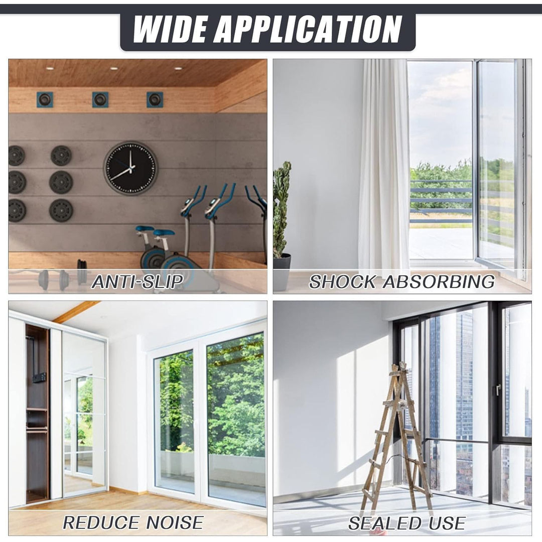 Neoprene Rubber Strips Self Adhesive Sheets, Rolls & Strips with Adhesive Backing Rubber Pads Self Stick Seal Gasket Tape for Matting Padding - 4" Wide x 1/16" Thick x 20' Long