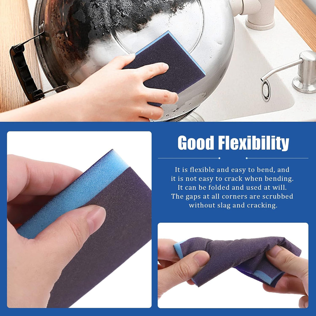 21Pcs 180 Grit Sanding Sponge Kit Include 20Pcs 120 x 100 x 12mm Reusable and Washable Sanding Blocks with 1Pc Paint Brush for Wood, Metal, Paint and Drywall