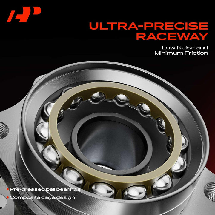 Rear Wheel Bearing and Hub Assembly with 5-Lug Compatible with Mazda CX-5 2013-2021 (AWD Only), CX-5 2022-2023