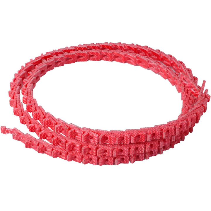 5FT Power Twist V Belt 1/2-Inch x 5 Feet A Type, Adjustable Link V Belt Drive Belt Perfect for Lathes, Table Saws and Other Woodworking Tools (Red)