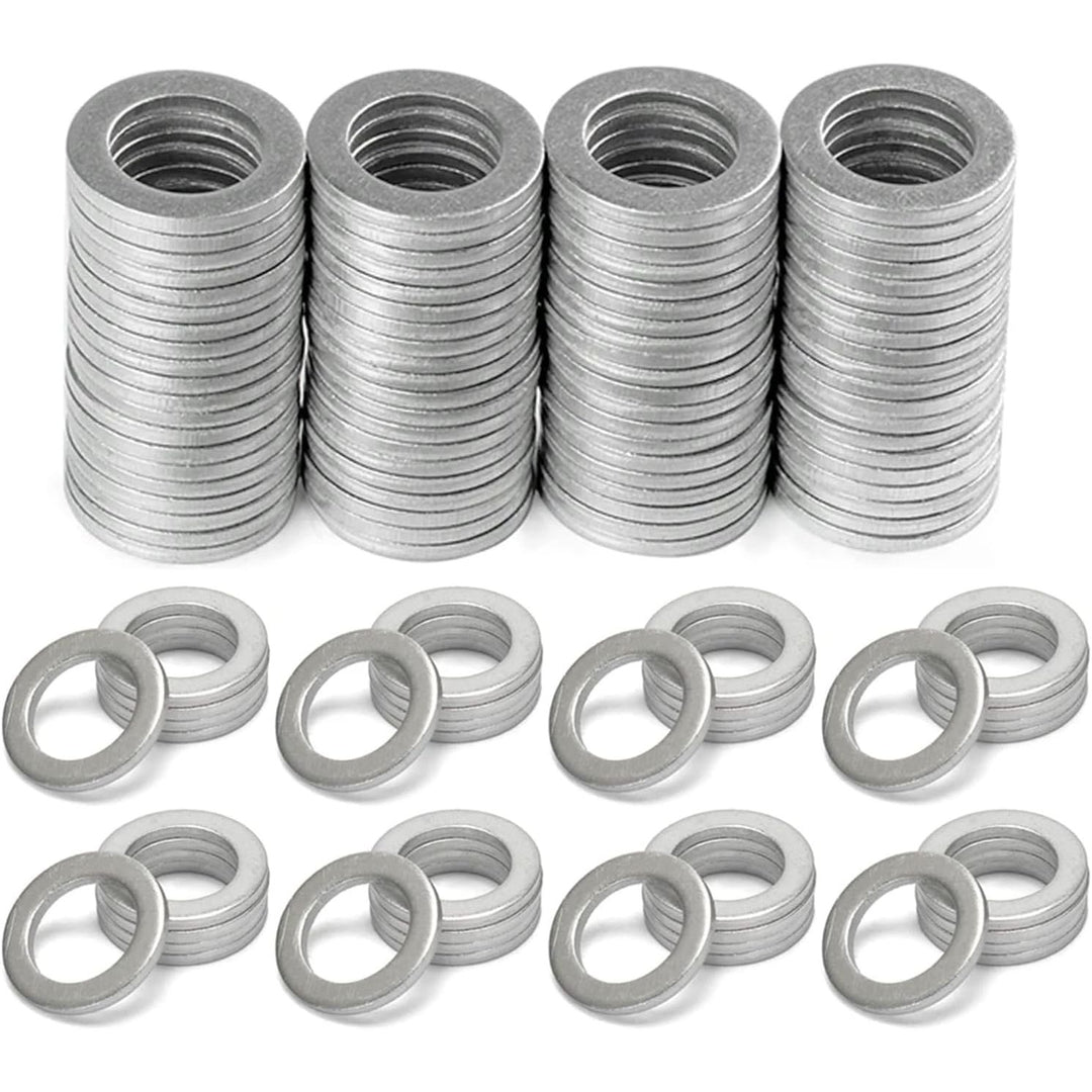100PCS Oil Crush Washers Drain Plug Gaskets Washers Seals Rings 90430-12031 for Toyota Lexus Scion