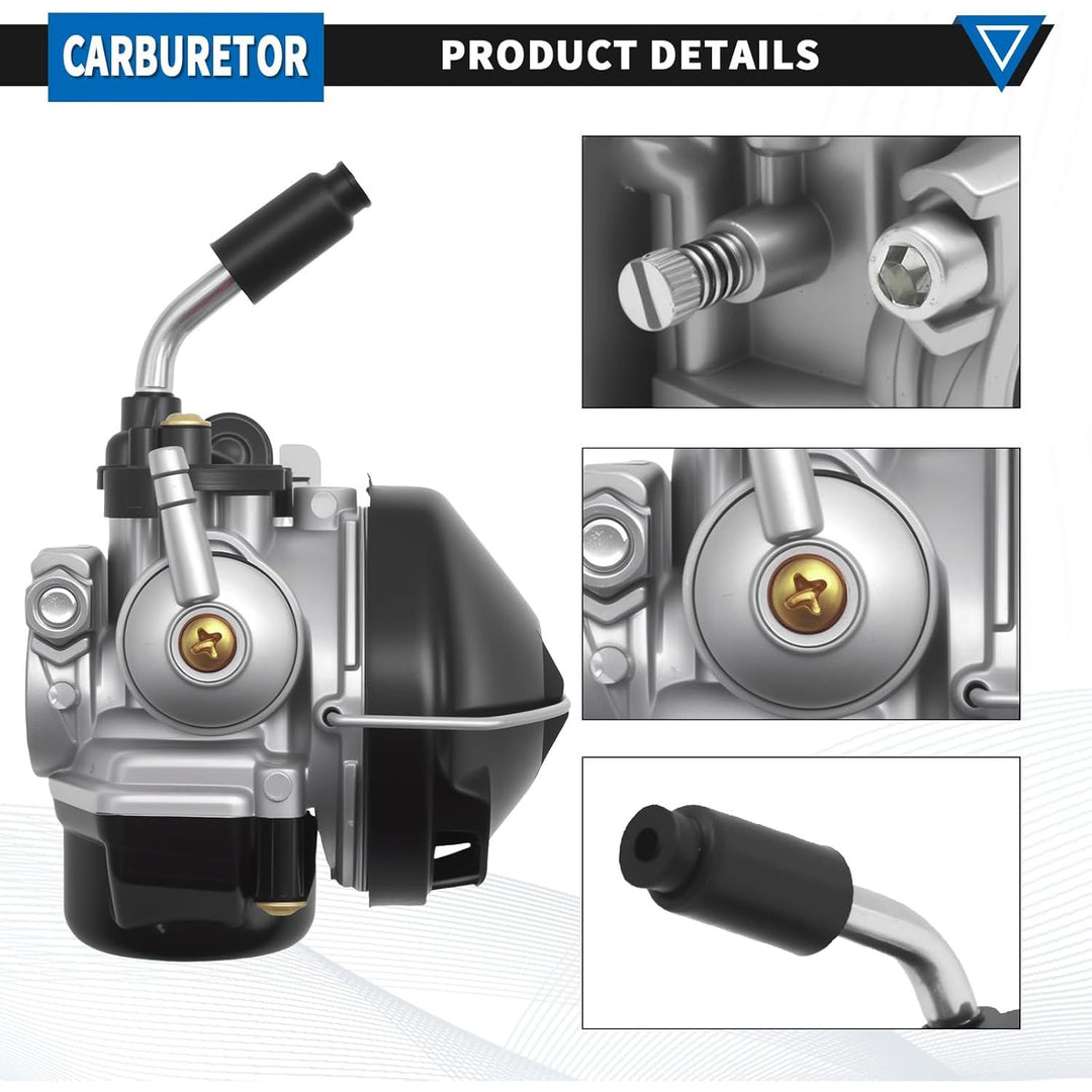 Carburetor for Dellorto Style SHA 14:12P for Tomos A35 TX50 A-35 Replacement for 2FM-090-047