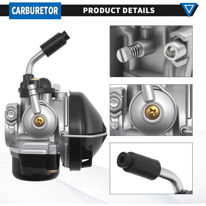 Carburetor for Dellorto Style SHA 14:12P for Tomos A35 TX50 A-35 Replacement for 2FM-090-047
