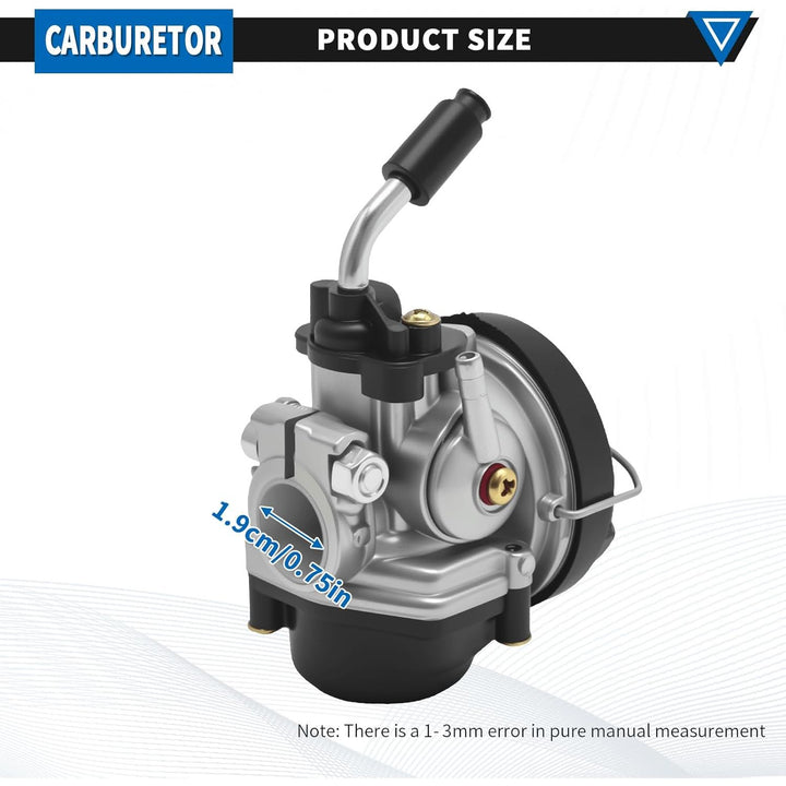 Carburetor for Dellorto Style SHA 14:12P for Tomos A35 TX50 A-35 Replacement for 2FM-090-047