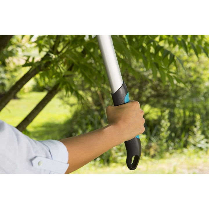 Gardena EasyCut 680 A Pruning Lopper, Anvil Pruning Lopper for Cutting Hard, Dry Wood, Non-Stick Coating, ErgoTec Handle (12004-20), Black, Silver, Turquoise
