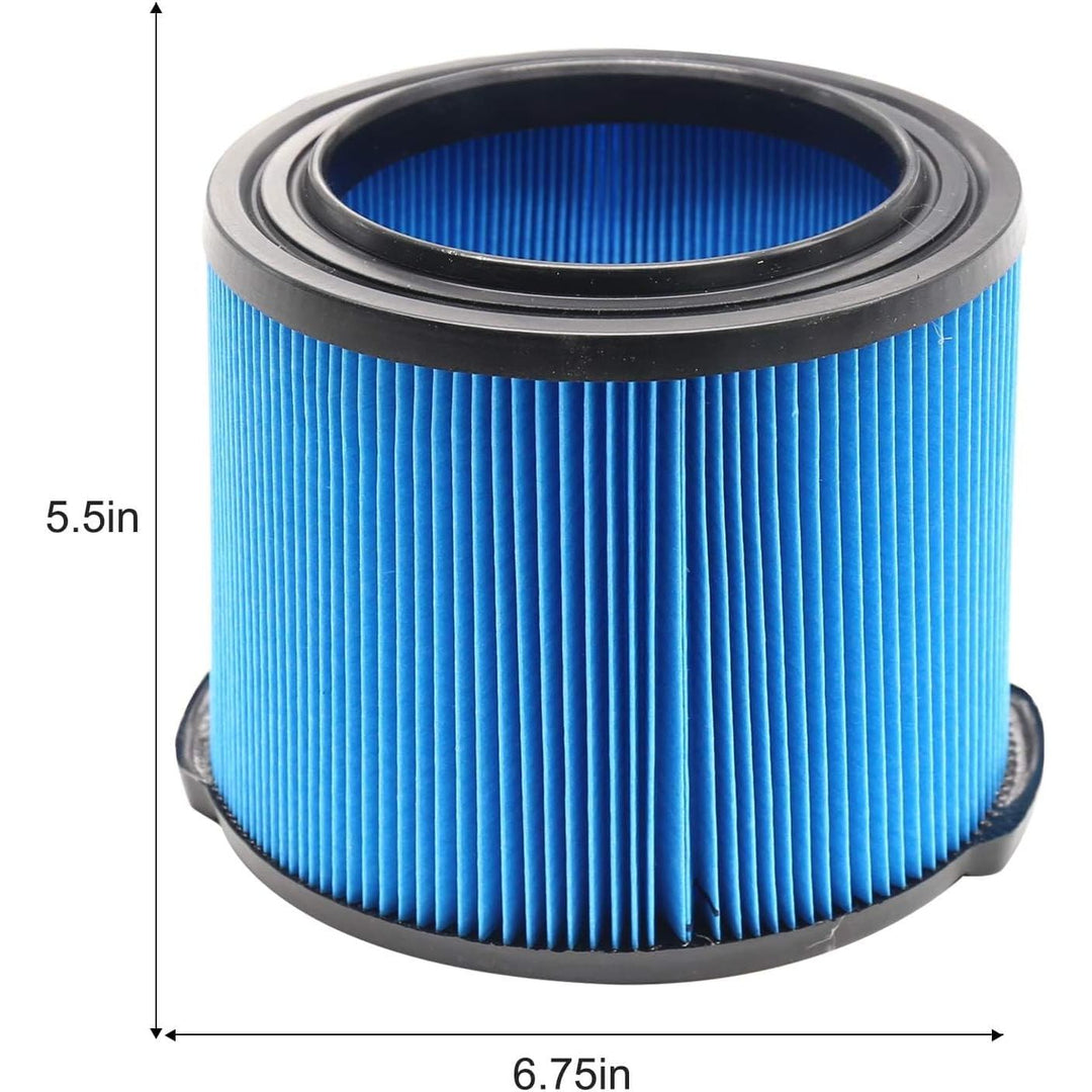 2 Pack VF3500 Replacement Filter for Ridgid Wet Dry Vac filters 3-4.5 Gallon Vacuums & 2 Pack VF3501 Filter Bags for Ridgid 3-4.5 Gallon Wet Dry Vacuums