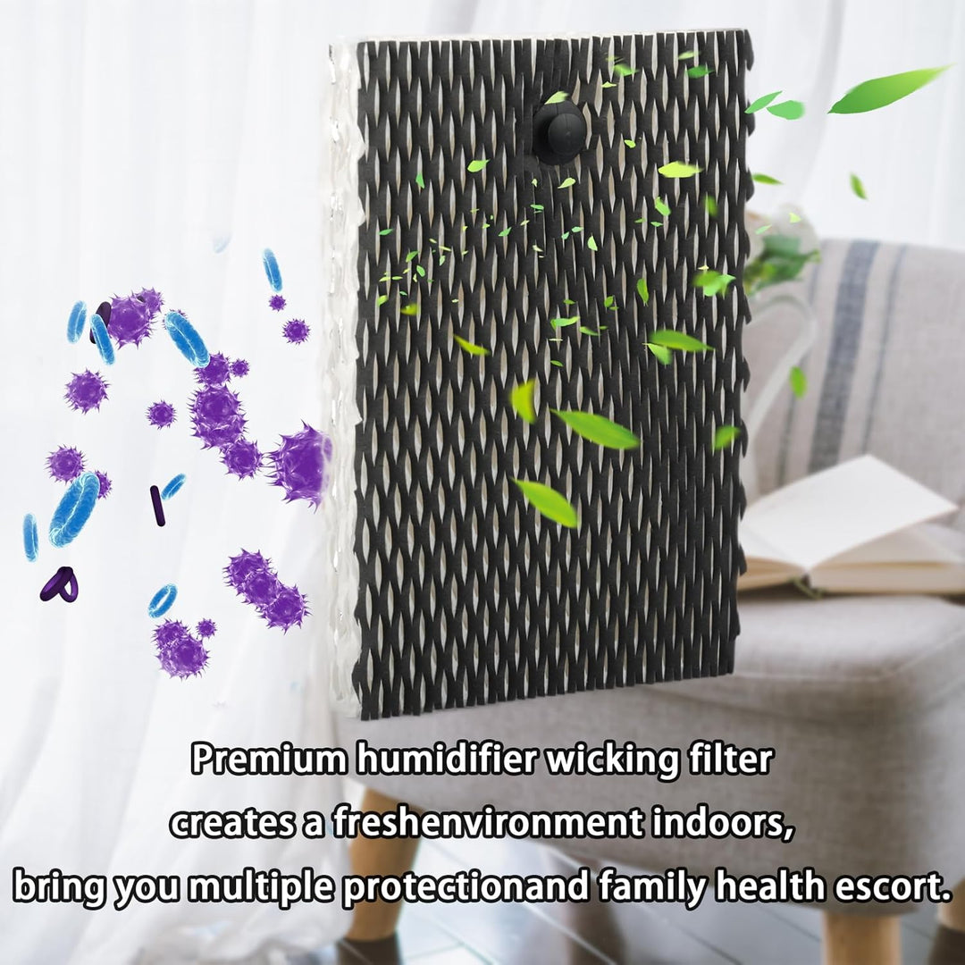 8Pack BWF100 Humidifier Wick Filter, Replacement Humidifier Filter E Compatible with Bionaire BCM630 BCM645 BCM646 BCM655 BCM657 BCM658 BCM4600 BCM4655 BCM5520 BCM5521 Humidifier