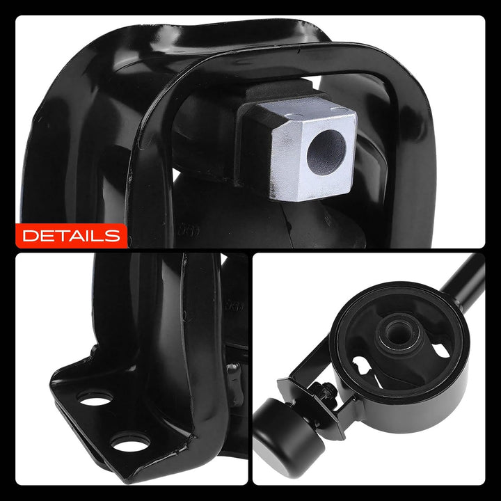 Engine Motor Mount and Transmission Mount Kit Compatible with Nissan Versa 2007-2012, Cube 2009-2014, L4 1.8L, 4-PC Set, Replace# 11360-EL00A, 11350-EL00A
