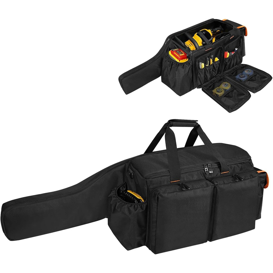 14"/16"/18" Chainsaw Case, Chainsaw Storage Bag Compatible with EGO+, Dewalt, Greenworks Cordless Power Chainsaws & Accessories, Black