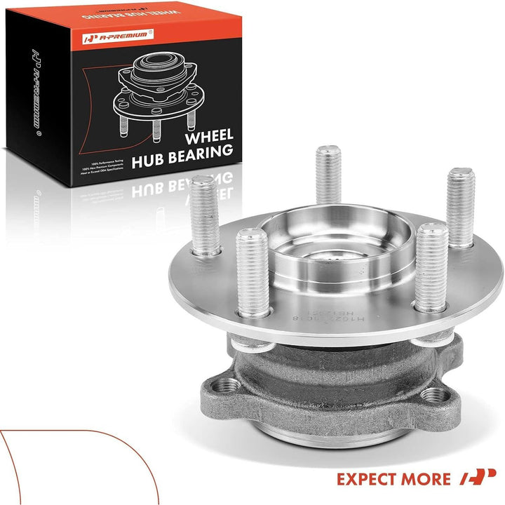 Rear Wheel Bearing and Hub Assembly with 5-Lug Compatible with Mazda CX-5 2013-2021 (AWD Only), CX-5 2022-2023