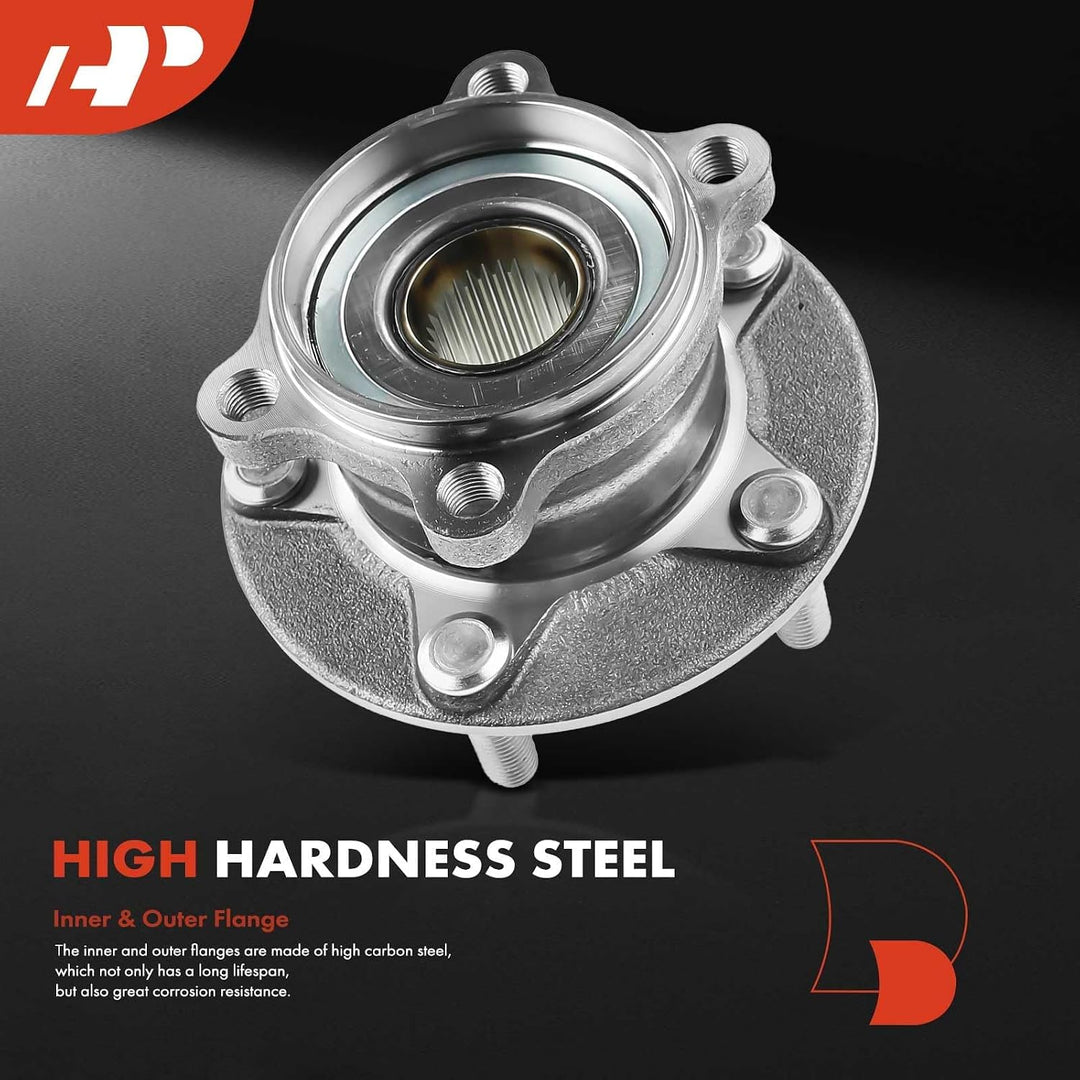 Rear Wheel Bearing and Hub Assembly with 5-Lug Compatible with Mazda CX-5 2013-2021 (AWD Only), CX-5 2022-2023