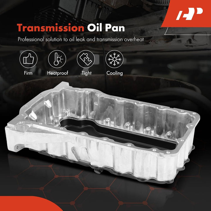 Engine Oil Pan Sump with Drain Plug Compatible with 2011 2012 2013 2014 Volkswagen Jetta, Naturally Aspirated, 2.0L