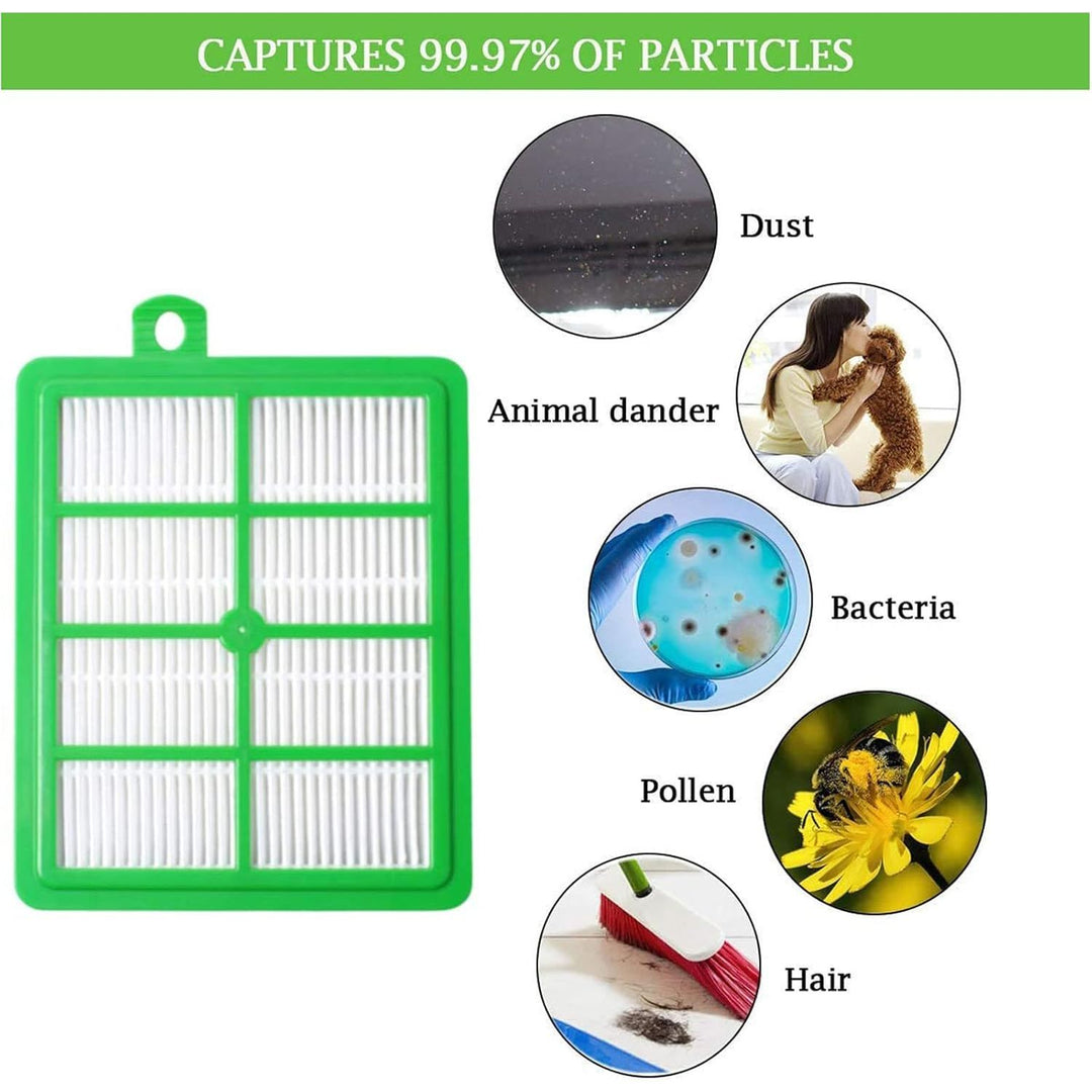 4 Pack H12 HEPA Filters Compatible with Electrolux Harmony Oxygen Ultra Oxygen 3 Ultra Canister Vacuum Cleaners EL012B EL012W EL4335 EL4335A EL4042 EL4300 EL6985 EL6988 EL6989 EL7066
