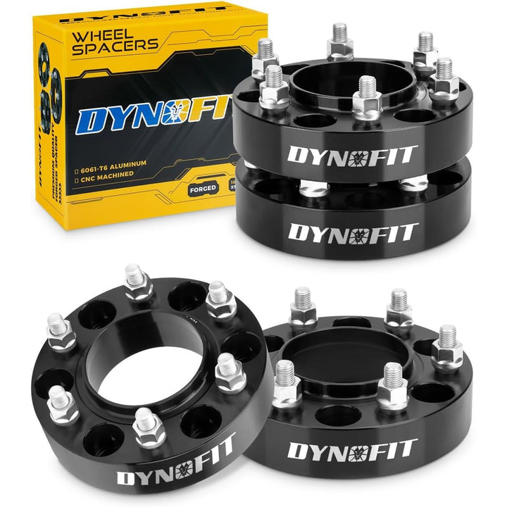 6x5.5 Hubcentric Wheel Spacer for 2019-2023 Ford Ranger xlt lariat raptor 2021-2023 Bronco(NOT Fit Bronco-Sport),4pcs 1.5 inch 6x139.7 Hub Bore 93.1mm Thread Pitch M12x1.5 6lug rim, black