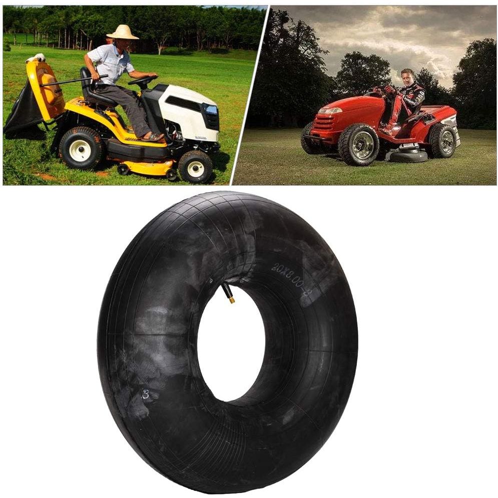 Replacement Premium 20x8.00-8, 20x8-8, 20x10.00-8, 20x10-8, 18x8.50-8, 18x9.50-8 Utility Tire Inner Tubes with TR13 Straight Valve Stem Replacement for Mowers Go Karts ATVs - 1 Pack