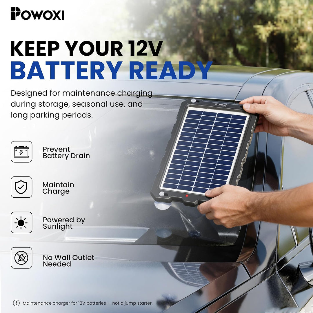 7.5W 12V Solar Battery Trickle Charger and Maintainer Kit - Just Closeouts Canada Inc.X0022YFXG9