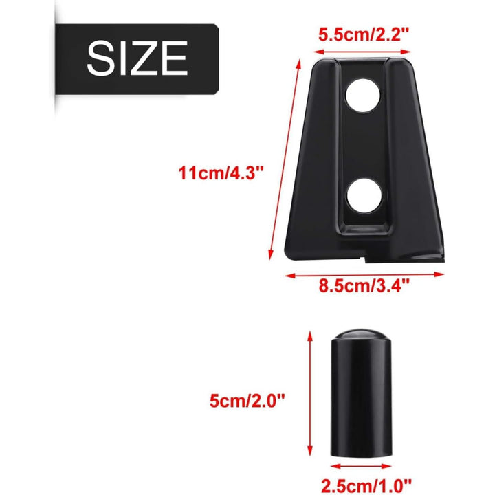 8 Black Door Hinge Covers for 2007–2018 JK 4-Door - Just Closeouts Canada Inc.X004KMH36J