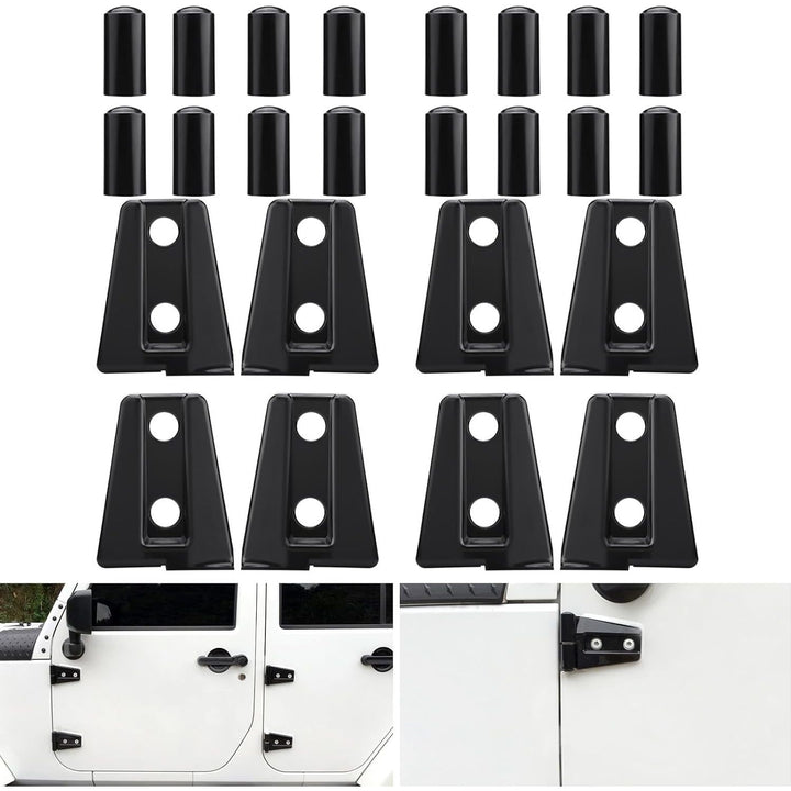 8 Black Door Hinge Covers for 2007–2018 JK 4-Door - Just Closeouts Canada Inc.X004KMH36J