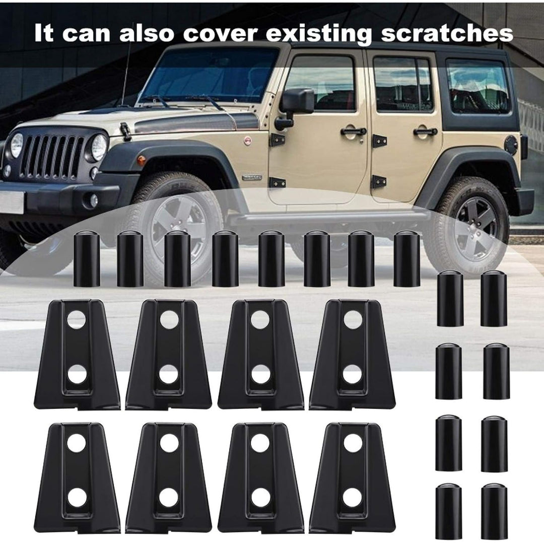 8 Black Door Hinge Covers for 2007–2018 JK 4-Door - Just Closeouts Canada Inc.X004KMH36J