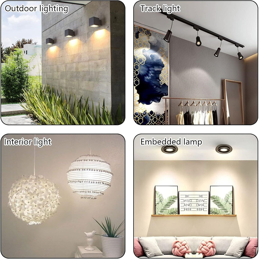 8 Pack PAR20 50W 120V E26 Medium Base Halogen Flood Light Bulbs, Dimmable Bulbs for Range Hood Lights, Ceiling Fan, Table Light - Just Closeouts Canada Inc.