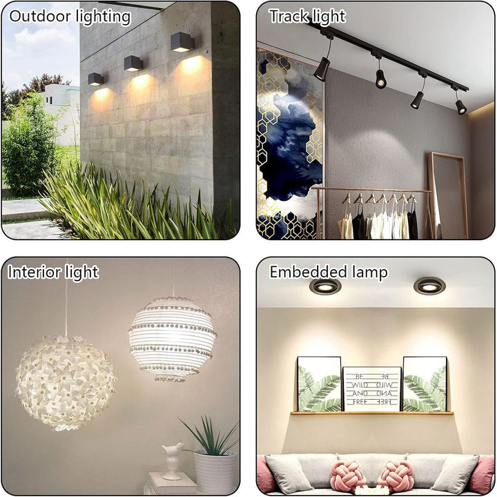 8 Pack PAR20 50W 120V E26 Medium Base Halogen Flood Light Bulbs, Dimmable Bulbs for Range Hood Lights, Ceiling Fan, Table Light - Just Closeouts Canada Inc.