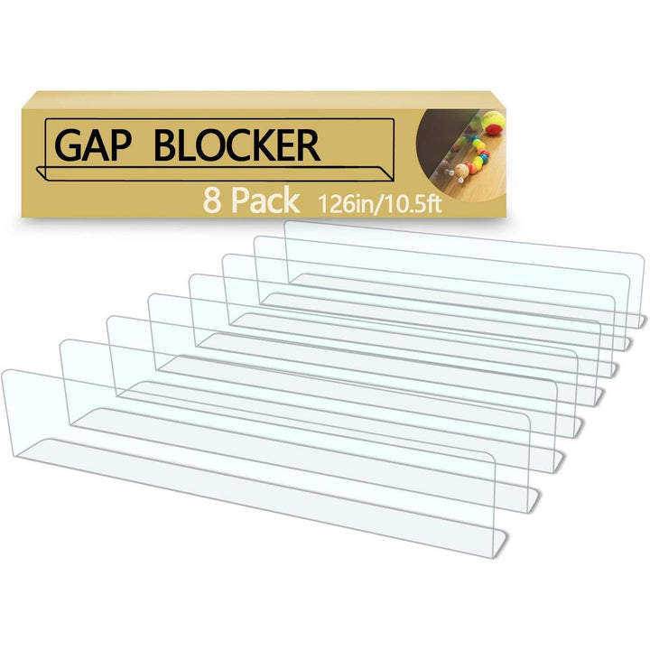 8 - Pack Toy Blocker, Gap Bumper for Under Furniture, Easy to Install - Just Closeouts Canada Inc.