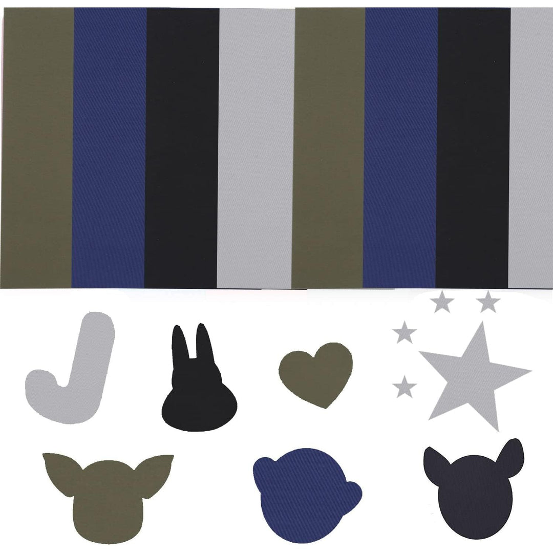 8-Piece Self-Adhesive Fabric Repair Patch Set, 10 × 20 cm - Just Closeouts Canada Inc.