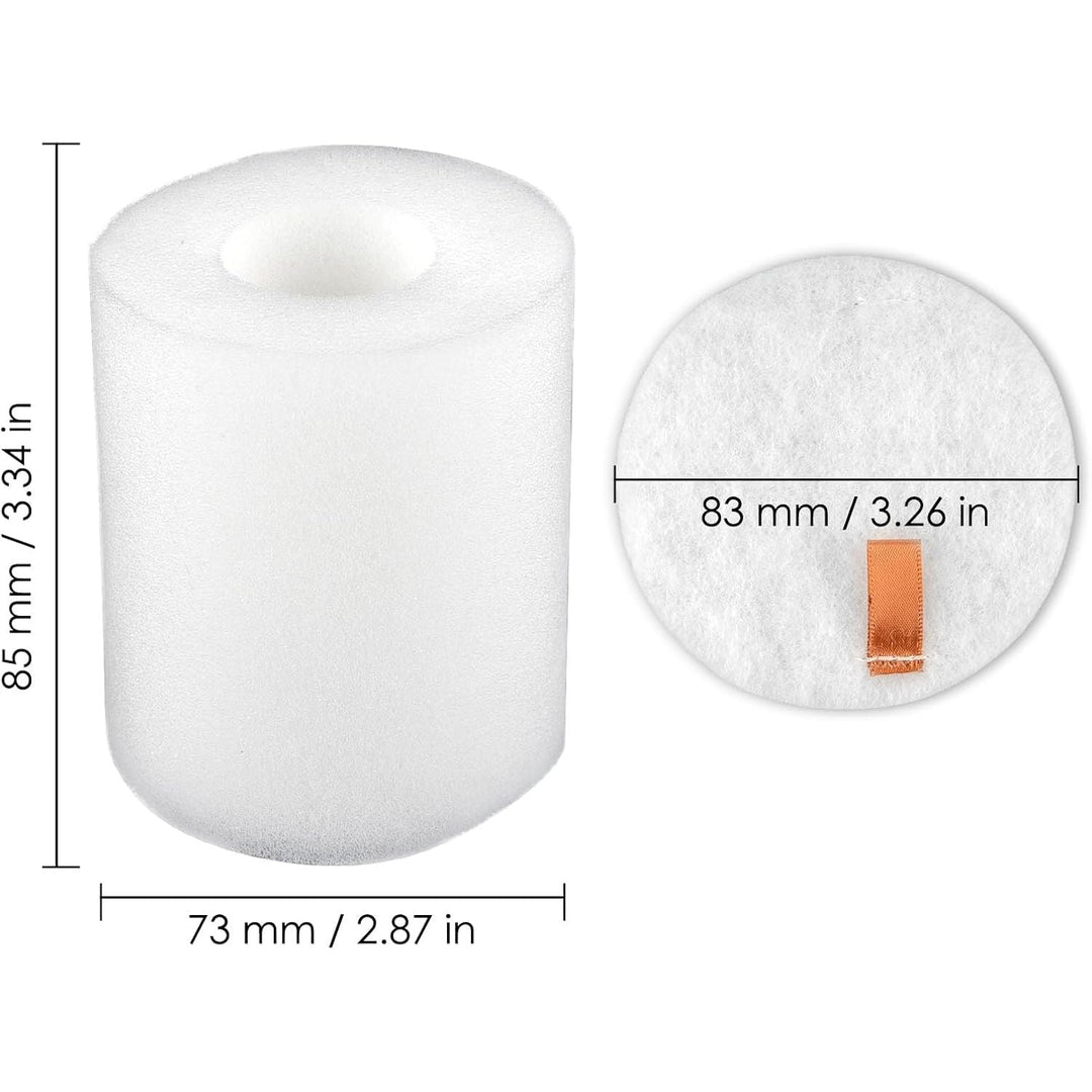 8 Sets Replacement Foam Filters Compatible With Shark AV2501S AV2501AE RV2520AOUS UR1005AE R101AE RV1001AE AV912S RV1000 AV970 AV993 AV1002AE Robotic Vacuum Cleaner AV2501AE Foam Filter - Just Closeouts Canada Inc.X004VZAWYZ