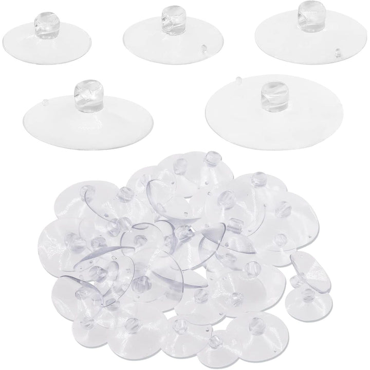 80 Clear Suction Cups in 5 Sizes with Zip Ties - Just Closeouts Canada Inc.X0034OZ3NJ