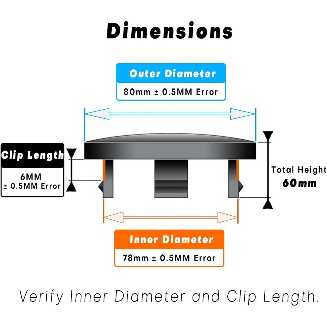 80mm 3.15" Wheel Center Cap for Fuel Offroad 1003 - 47 Center Hubcap | 1 Pack Black Skull Center Cover Replacement - Just Closeouts Canada Inc.
