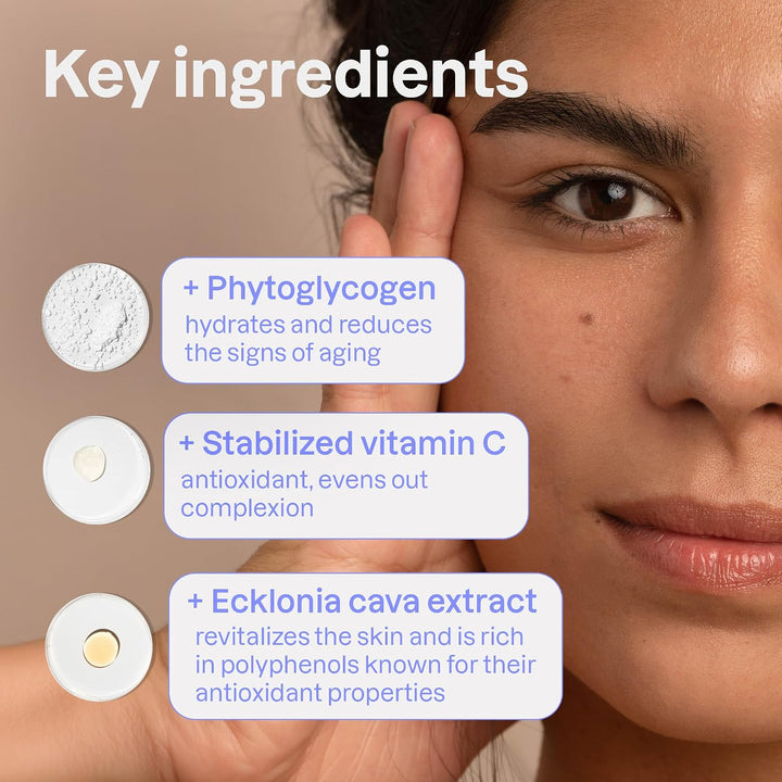 ATTITUDE Oceanly Eye Cream Stick, Made in Canada, EWG Verified, Plastic-free, Plant & Mineral-Based Ingredients, Vegan Beauty Products, PHYTO GLOW, Unscented, 8.5 grams