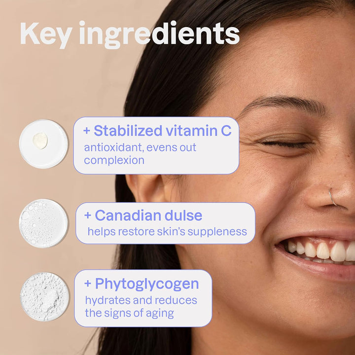 Attitude Oceanly Face Cream Stick, Made in Canada, EWG Verified, Plastic-free, Plant & Mineral-Based Ingredients, Vegan Beauty Products, PHYTO GLOW, Unscented, 8.5 grams
