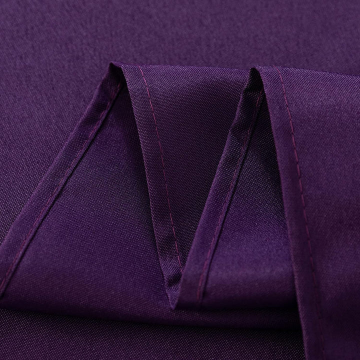 2 Pack Table Cloths Rectangular Table Cloth Machine Washable Polyester Table Cover for Dining Buffet Parties Picnic Events Weddings, 60x102 Inch, Purple