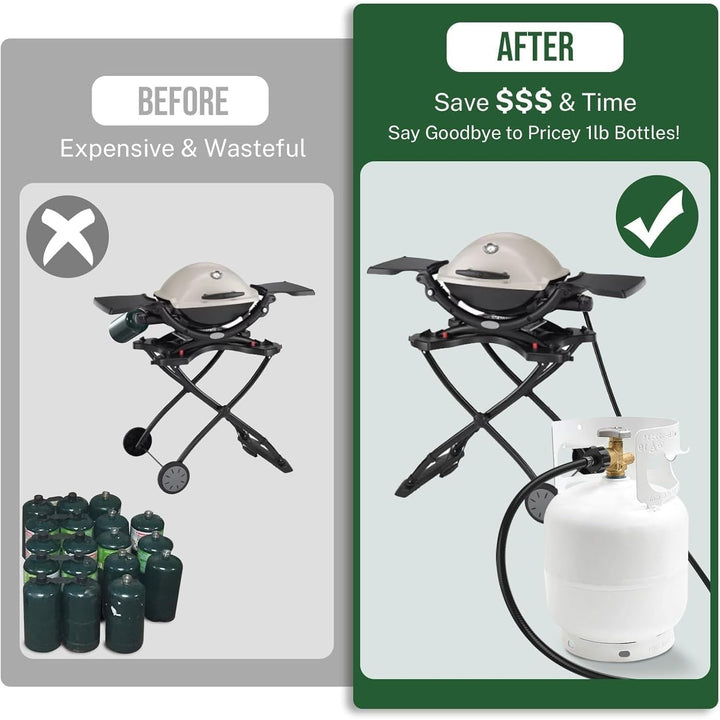 8FT Hose Adapter for Buddy Heater, Q Series Travel Grill/17&22” Griddle/Camping Stove - Just Closeouts Canada Inc.X003II3CNJ